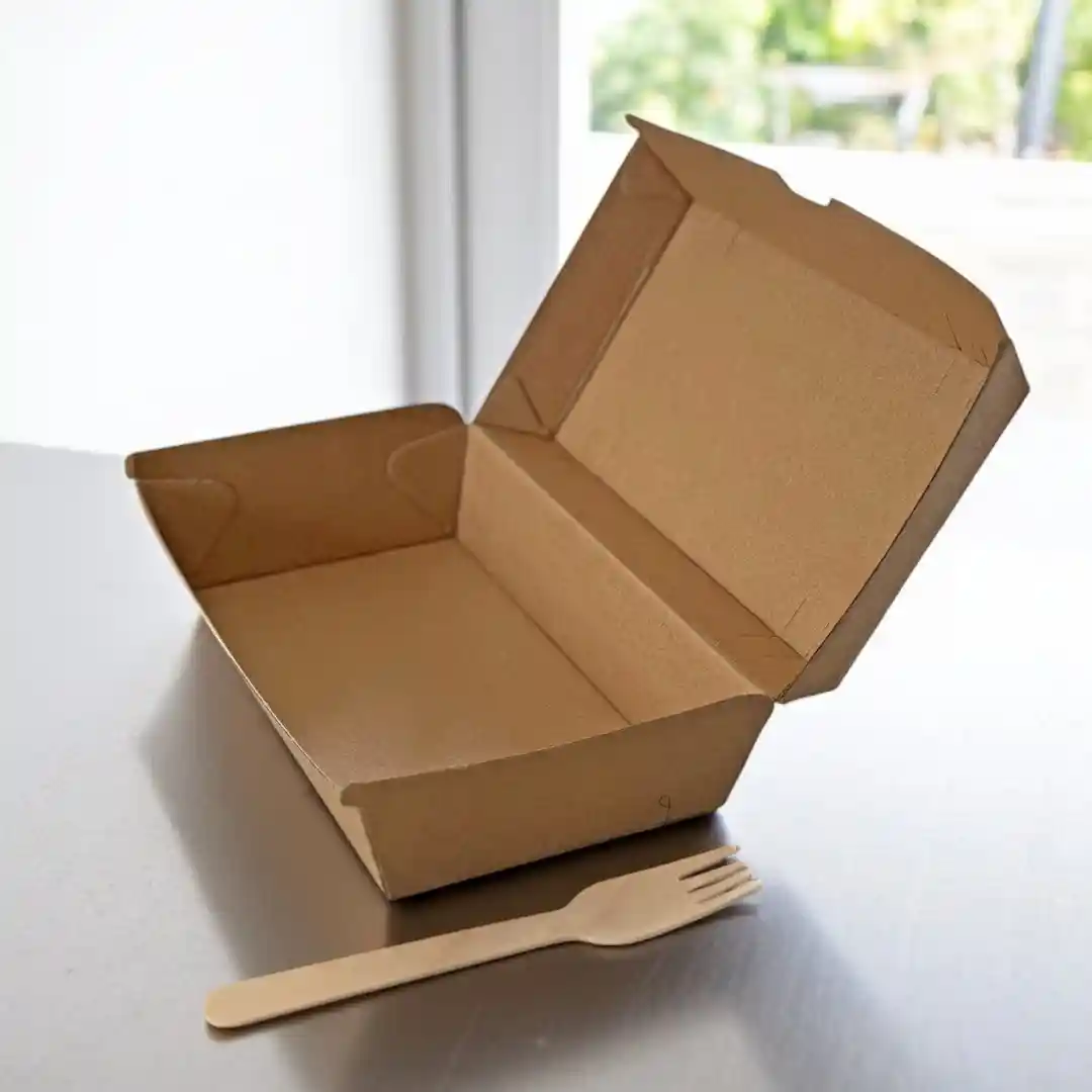 BROWN BURGER BOXES X 200
