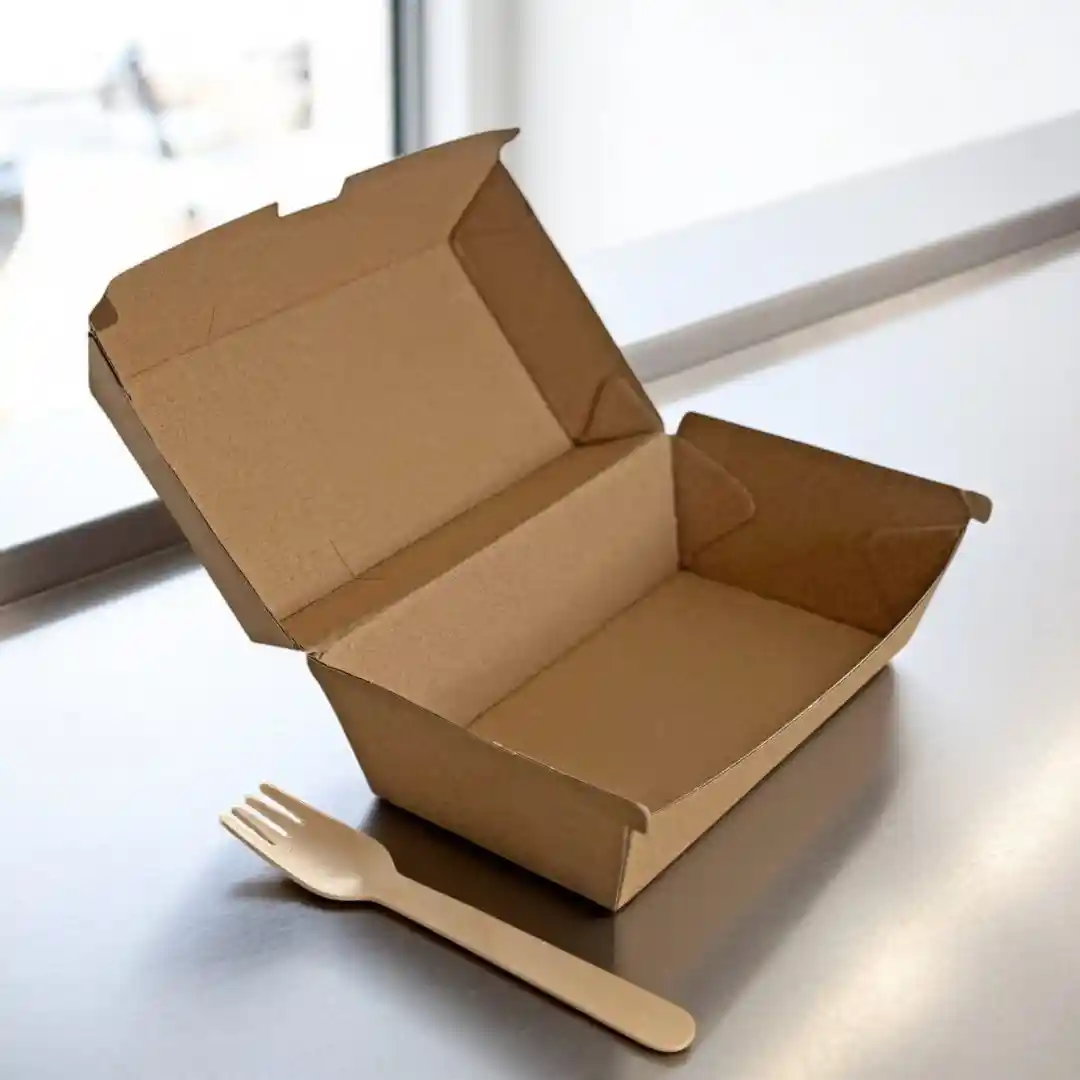 BROWN BURGER BOXES X 200
