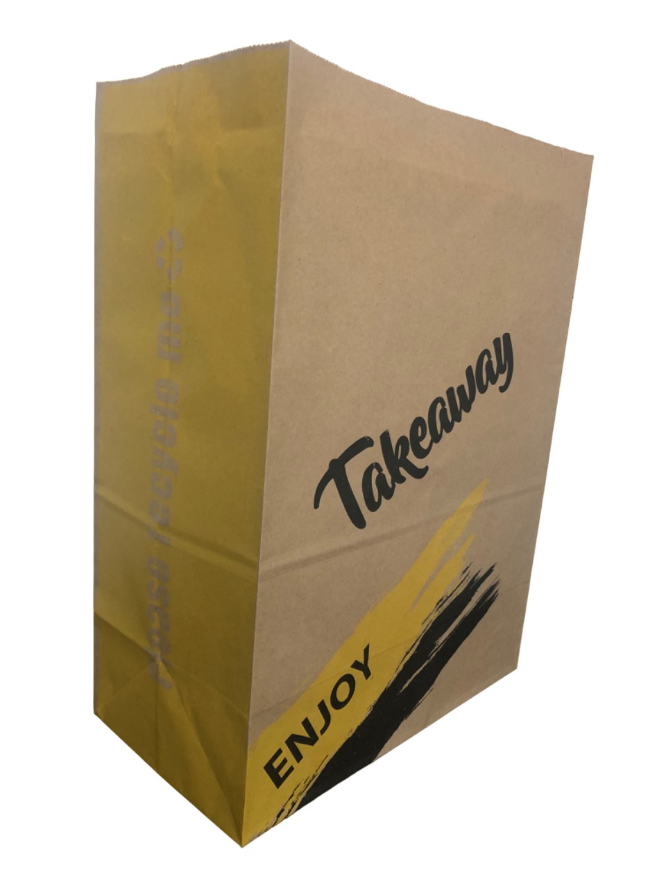 XLarge Brown Grab-Deliver Bag - Takeaway Printed