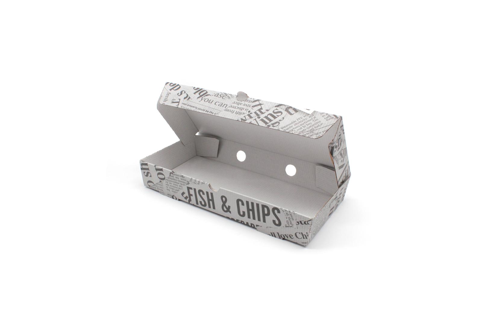Newsprint Fish and Chips Boxes